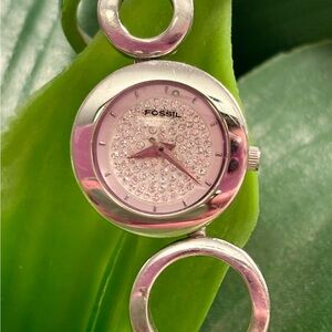 Fossil F2 "Circle Link" Glitz Watch - Fossil F2 Model ES-1742